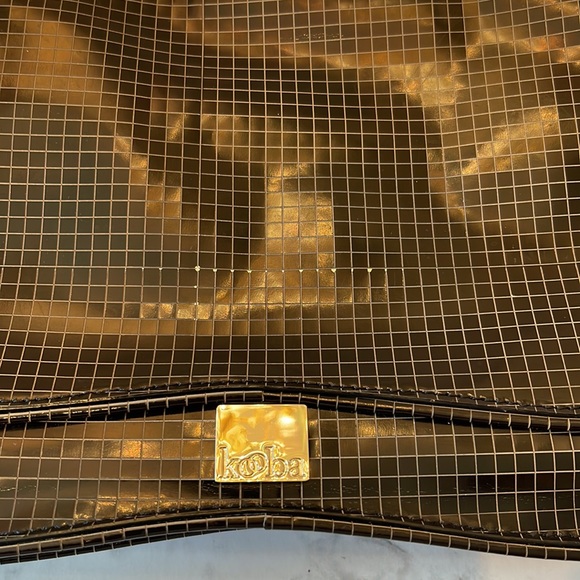 Kooba shoulder leather square graph bag - Picture 3 of 6